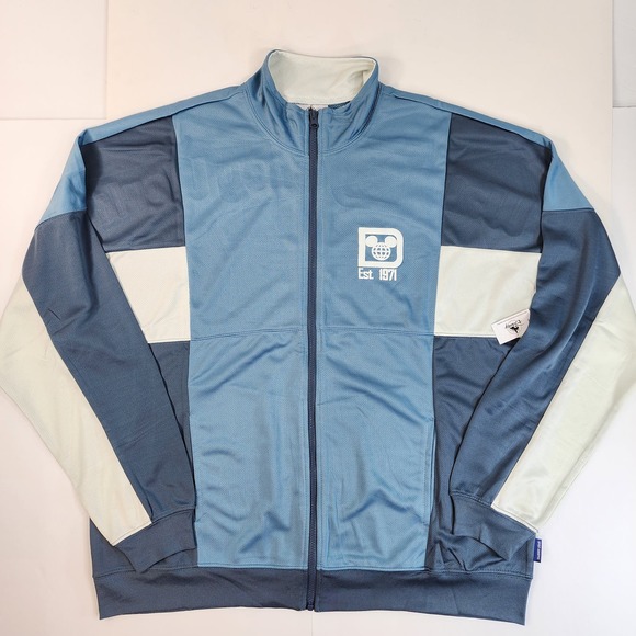 Disney Blue Spirit Jersey Zip up Jacket - L - Picture 2 of 11